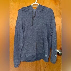 PINK Women’s Gray Hoodie with Dog Logo